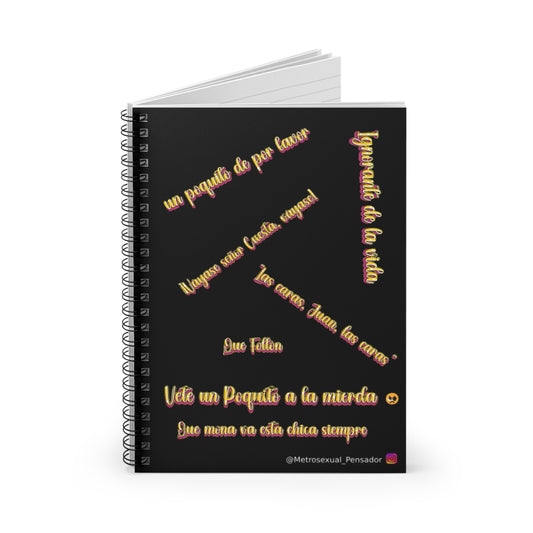 Libreta de espiral Personalizada Aqui no hay quien viva