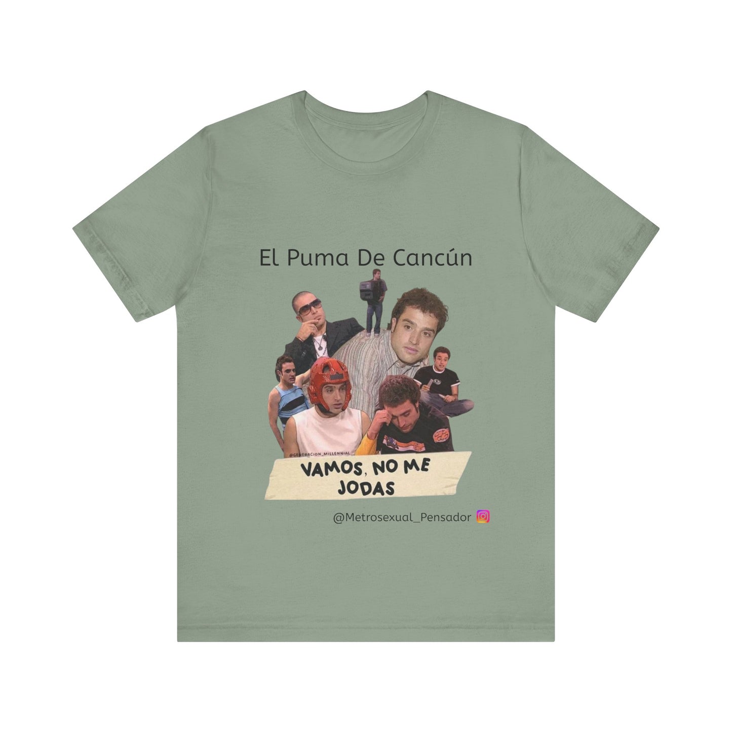 El Puma De Cancún Camiseta de manga corta unisex Jersey - Vamos No Me Jodas Camiseta Gráfica