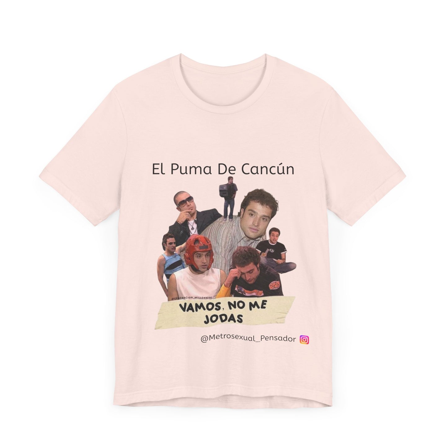 El Puma De Cancún Camiseta de manga corta unisex Jersey - Vamos No Me Jodas Camiseta Gráfica