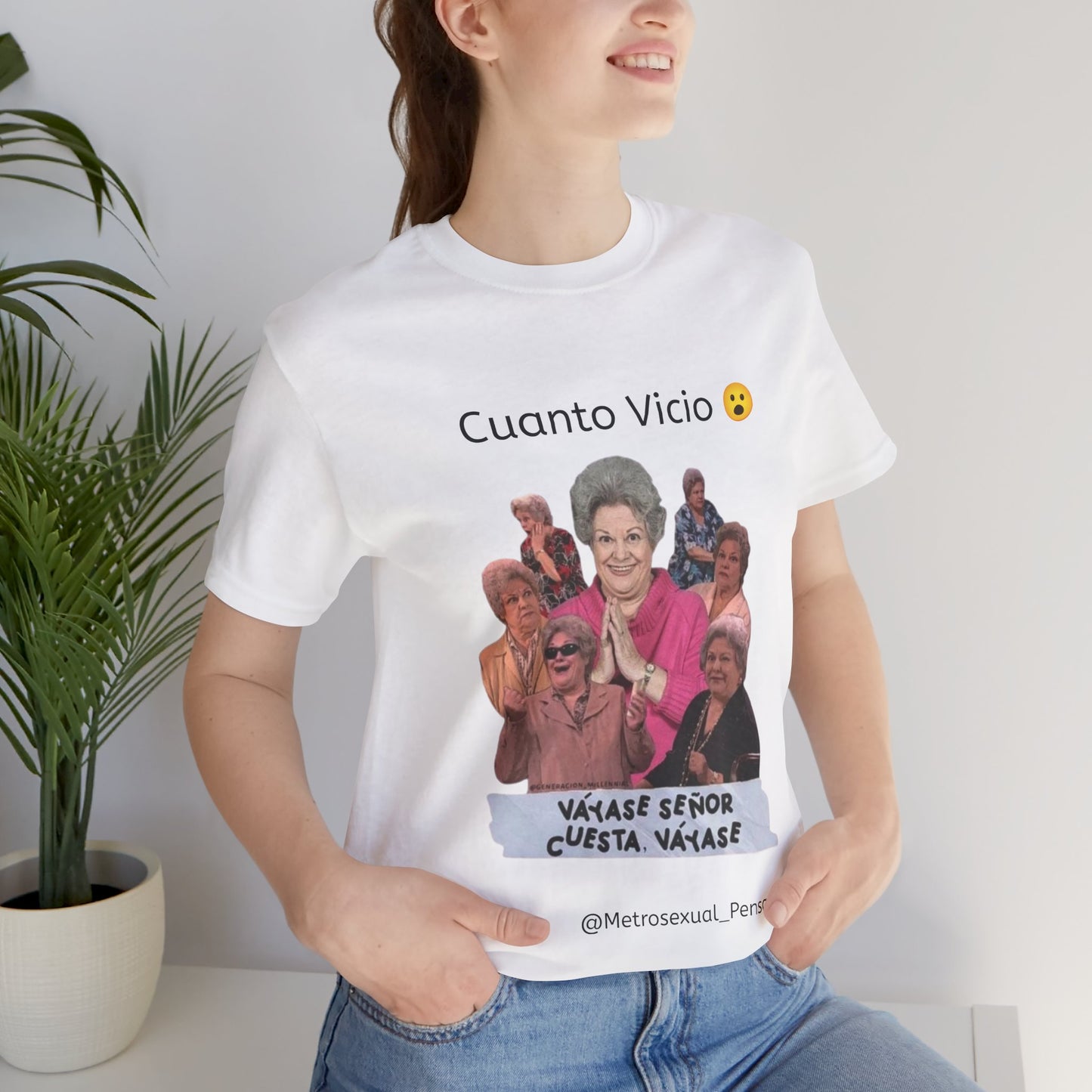 Camiseta de manga corta - Cuanto Vicio Design