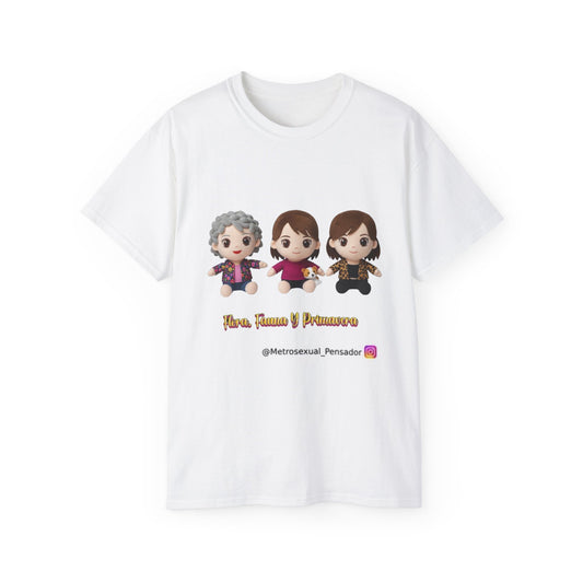 Camiseta unisex de algodón ultra suave con diseño de dibujos animados "las Supernenas"