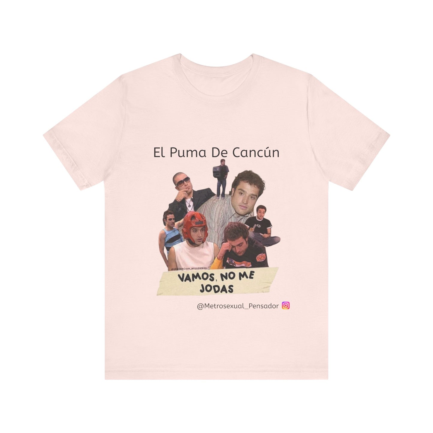 El Puma De Cancún Camiseta de manga corta unisex Jersey - Vamos No Me Jodas Camiseta Gráfica