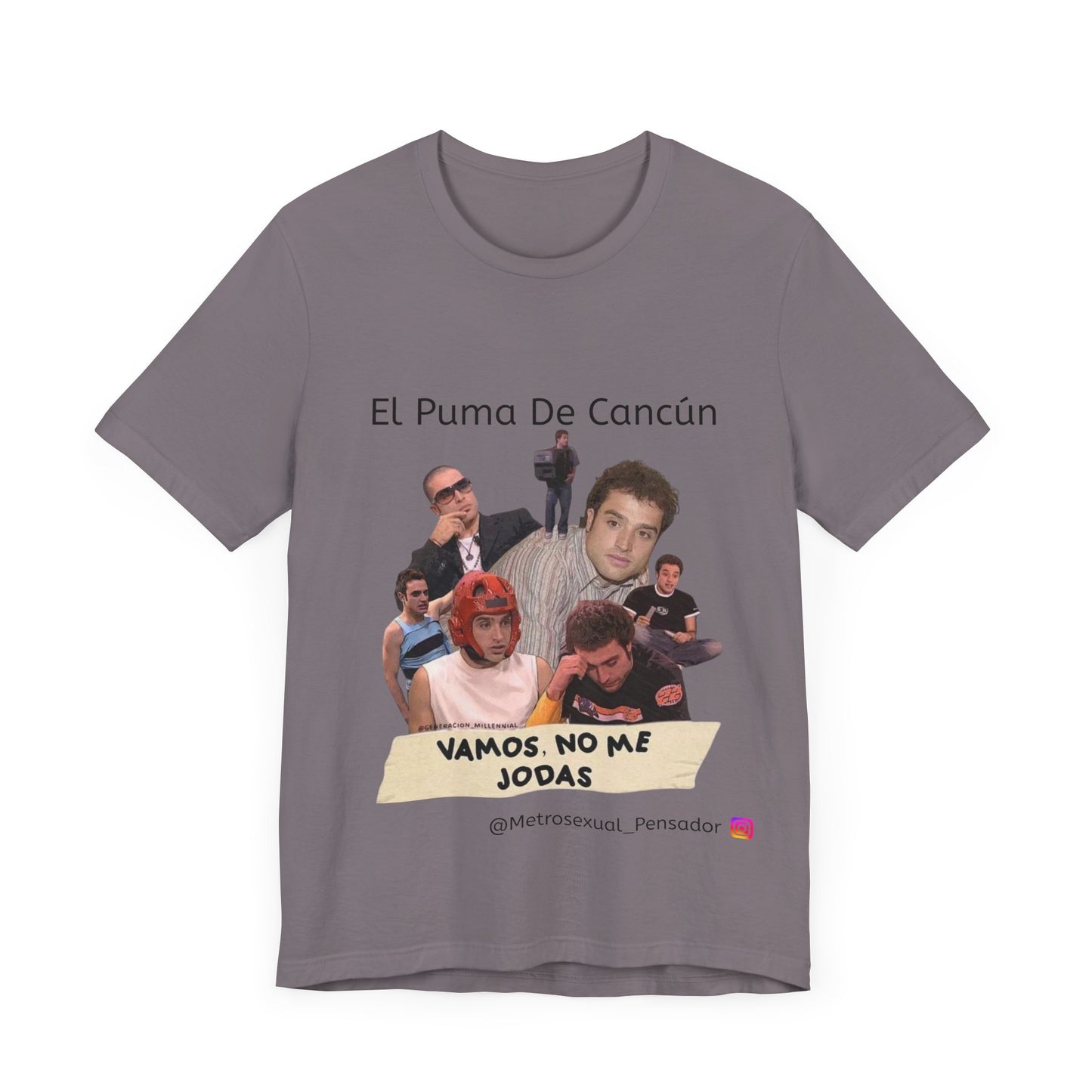 El Puma De Cancún Camiseta de manga corta unisex Jersey - Vamos No Me Jodas Camiseta Gráfica