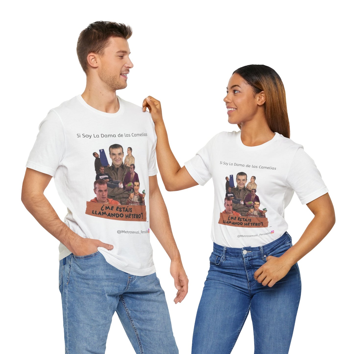 Camiseta Humorística Unisex - "¿Me estais llamando Hetero?"