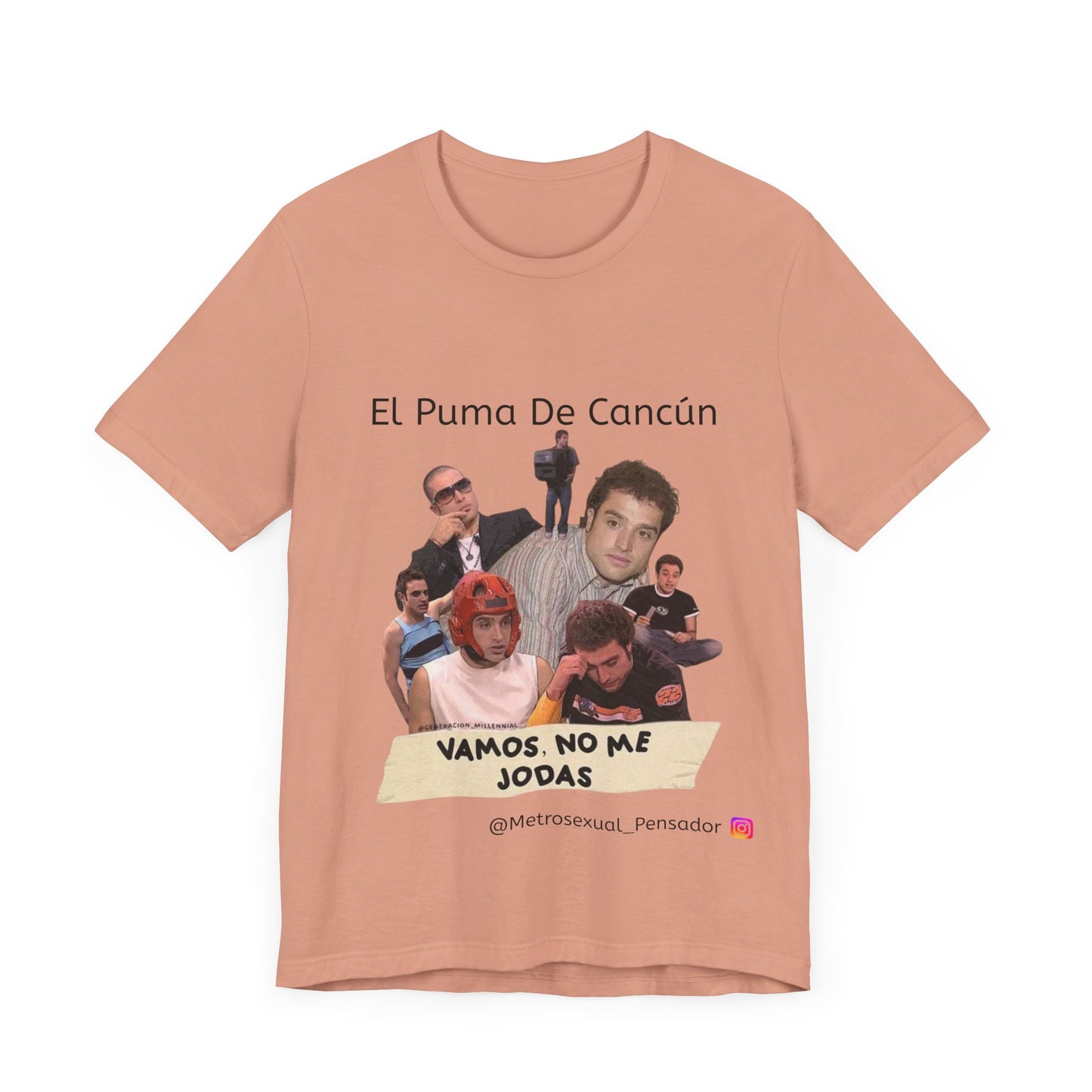 El Puma De Cancún Camiseta de manga corta unisex Jersey - Vamos No Me Jodas Camiseta Gráfica