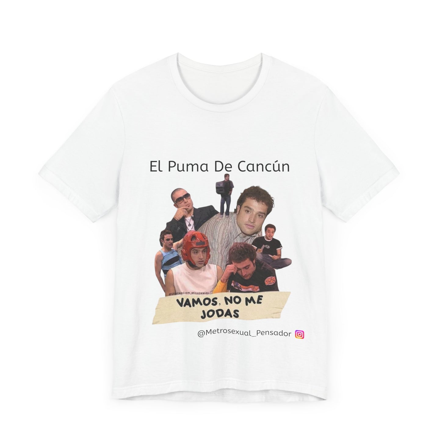 El Puma De Cancún Camiseta de manga corta unisex Jersey - Vamos No Me Jodas Camiseta Gráfica