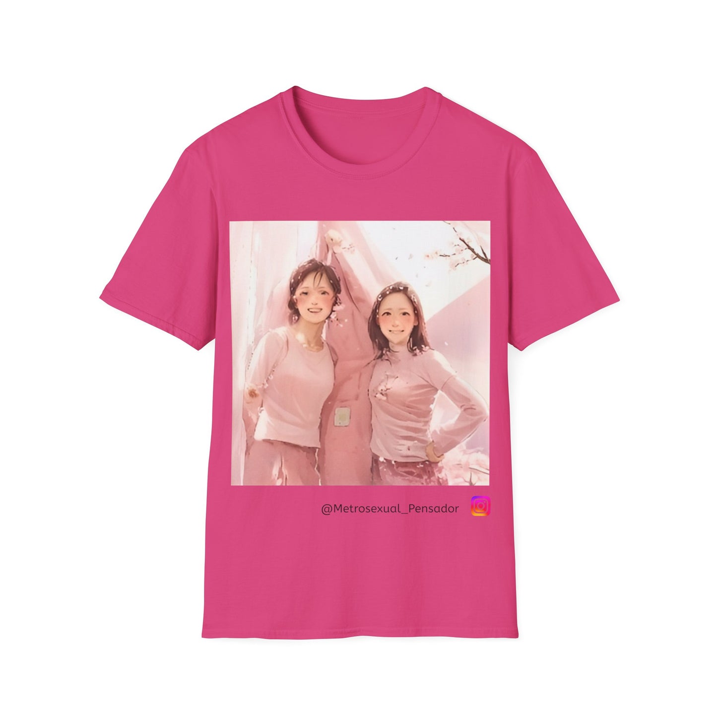 Bonita camiseta retro de estilo suave con la amistad. Perfecta para celebraciones y para uso diario.