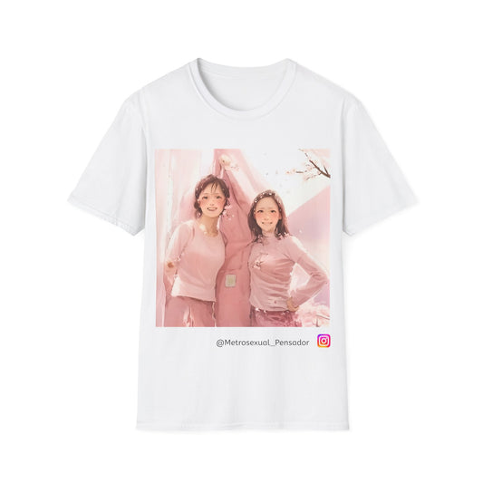 Bonita camiseta retro de estilo suave con la amistad. Perfecta para celebraciones y para uso diario.