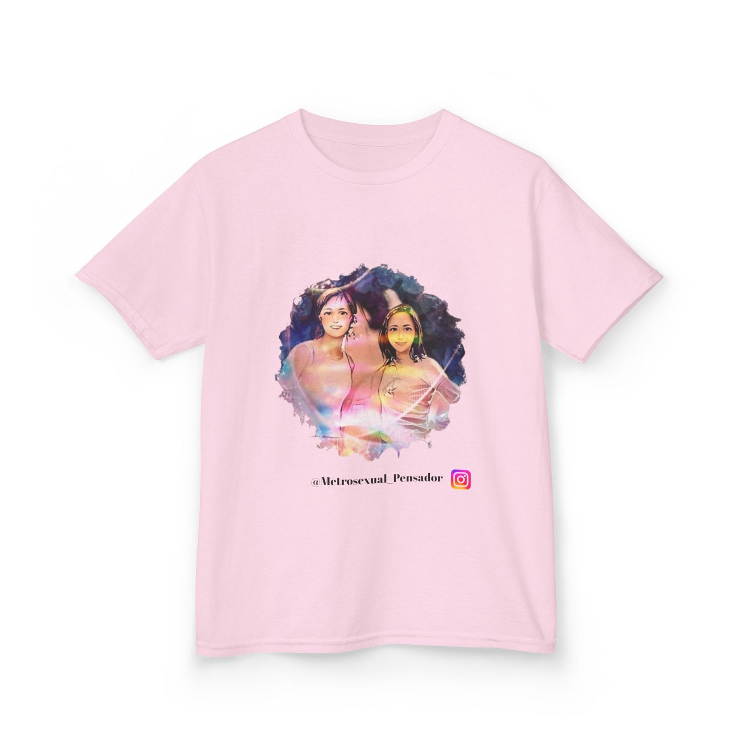 Camiseta de algodón grueso y colorida para niños: camiseta gráfica inspiradora para mujeres